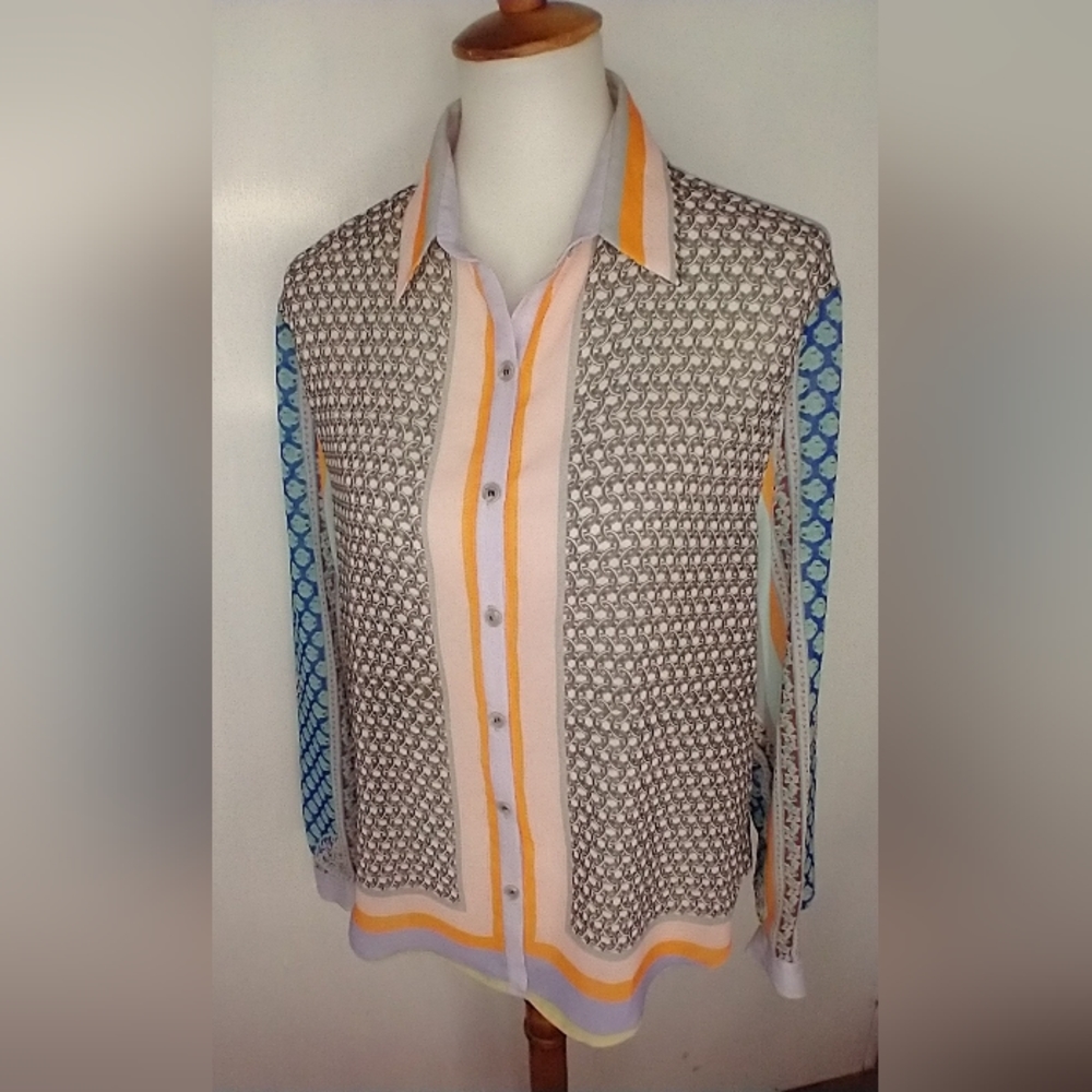 CLOVER CANYON MULTI PATTERN BLOUSE